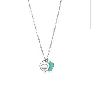 Tiffany & co. Double heart tag pendant